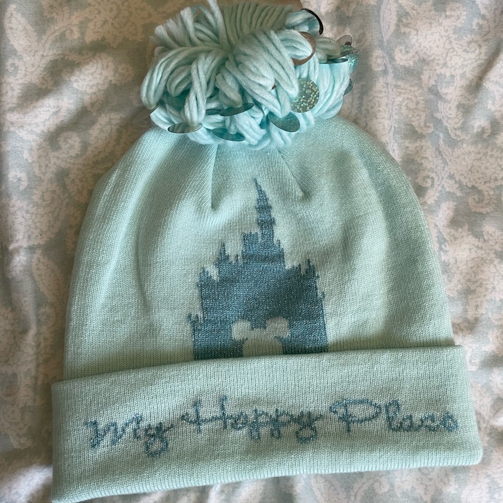 Disneyland beanie mint color adult size